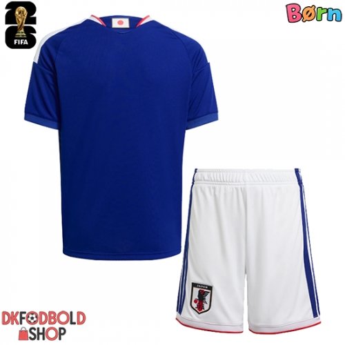 Japan Hjemmebanesæt Børn VM 2026 Kort ærmer (+ korte bukser)